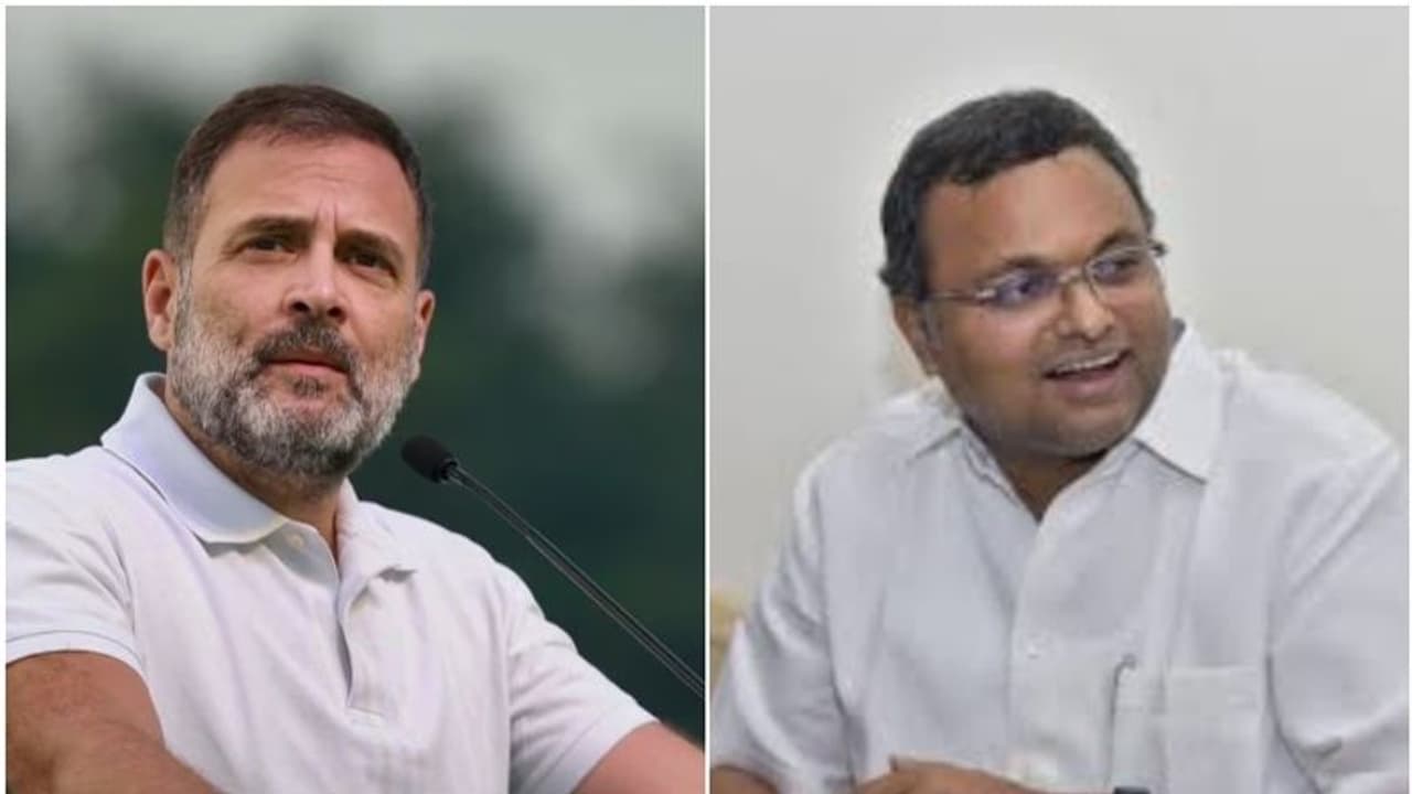 രാഹുൽ ഗാന്ധിക്കെതിരായ പരാമർശം, വടിയെടുത്ത് പിസിസി, കാർത്തി ചിദംബരത്തിന് കാരണം കാണിക്കൽ നോട്ടീസ് 