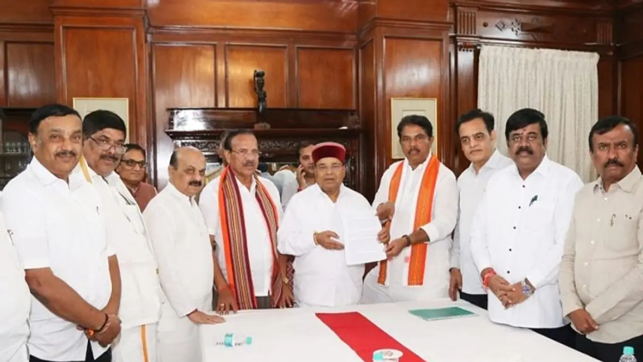 ಬರ ಪರಿಹಾರಕ್ಕಾಗಿ ಗೌರ್ನರ್‌ಗೆ ಬಿಜೆಪಿ ಮೊರೆ..!