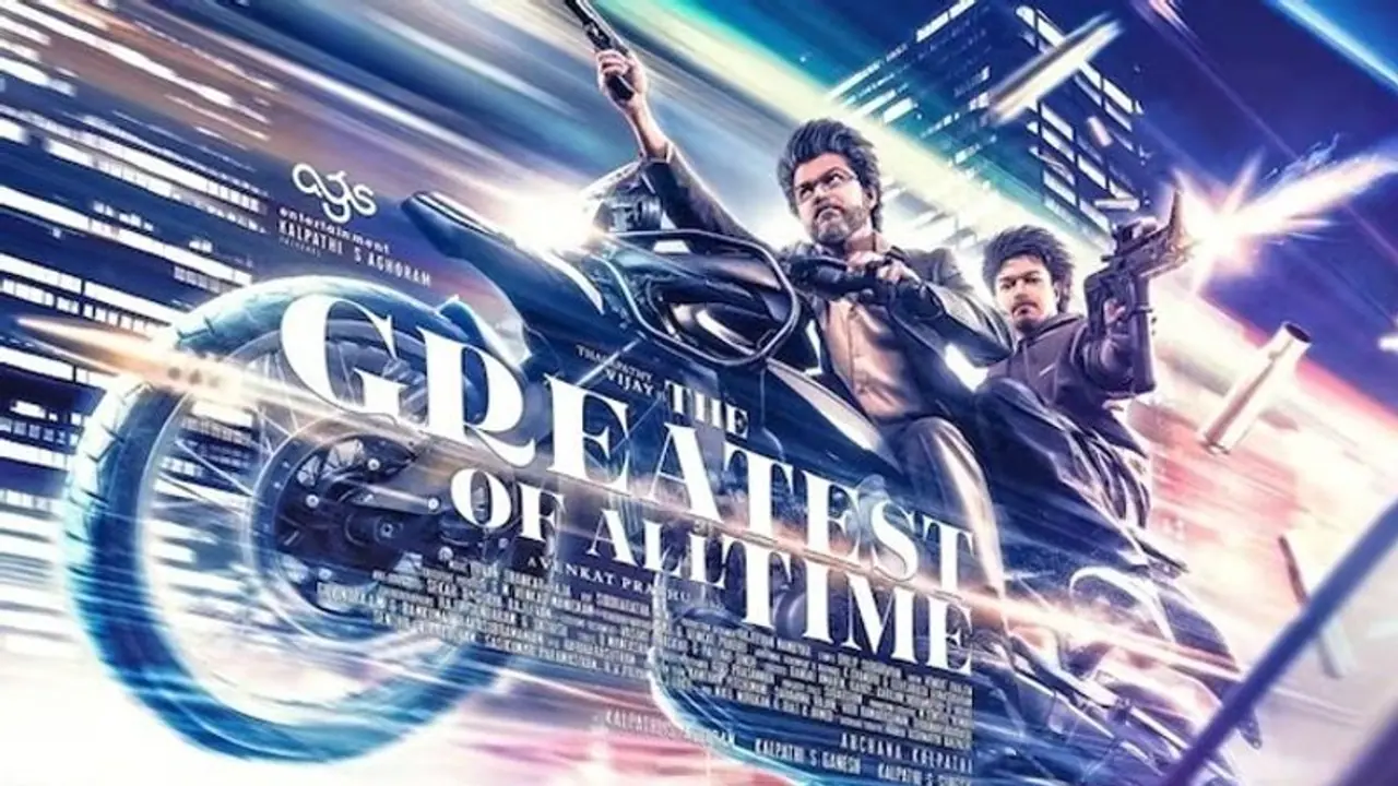 'GOAT': Thalapathy Vijay looks handsome in clean shaven look on set