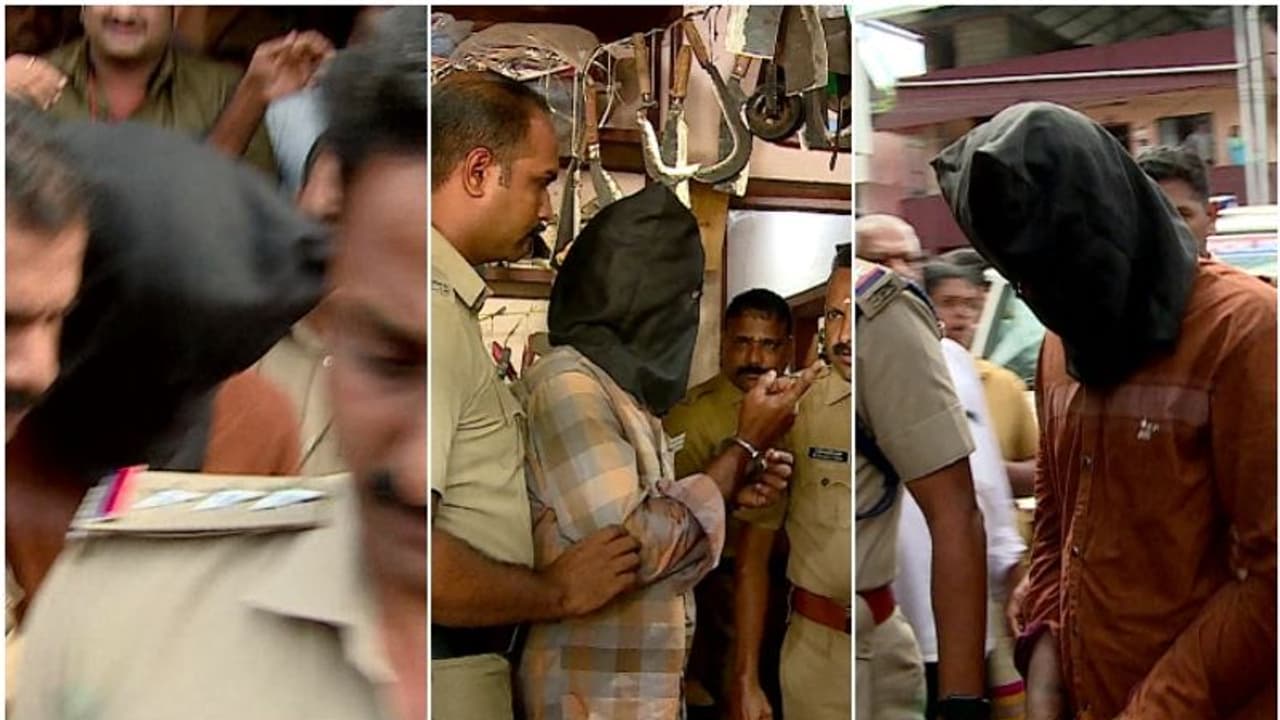 'ഞങ്ങള്‍ക്ക് അവരുടെ മുഖം കാണണം'; മൈലപ്ര കൊലപാതക്കേസിന്റെ തെളിവെടുപ്പിനിടെ പാഞ്ഞടുത്തത് നാട്ടുകാര്‍