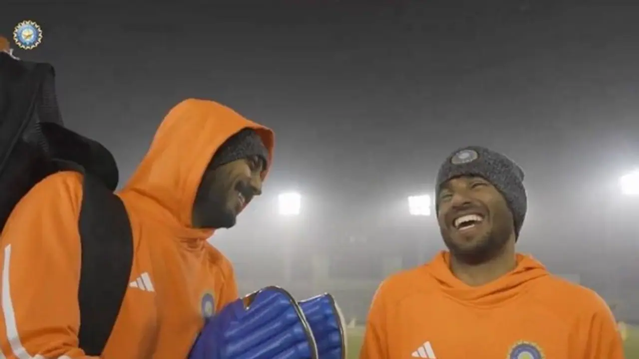 Team India's hilarious take on 'chilling' in Mohali ahead of clash against Afghanistan goes viral (WATCH) Team India's hilarious take on 'chilling' in Mohali ahead of clash against Afghanistan goes viral (WATCH)