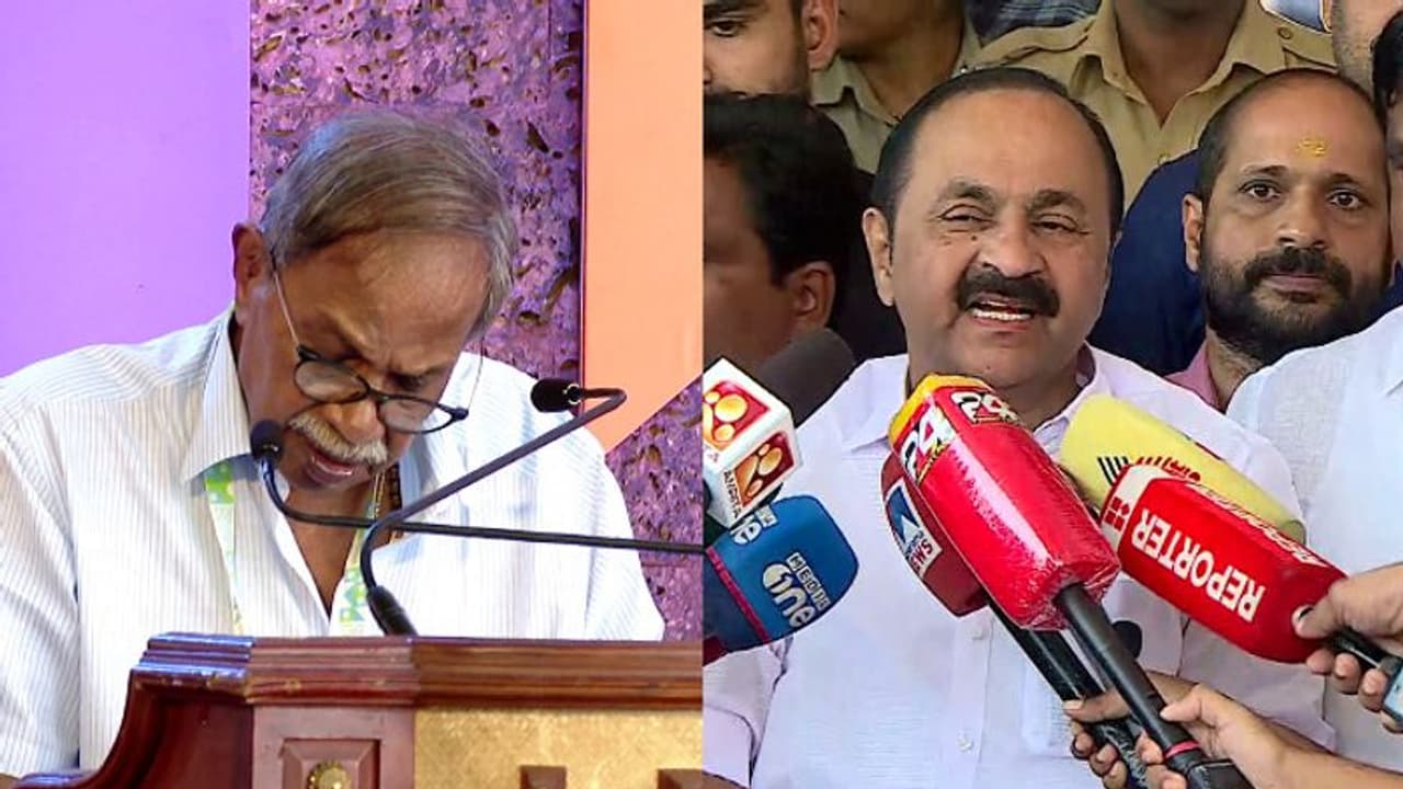 'എംടി പറഞ്ഞത് കാലത്തിന്റെ ചുവരെഴുത്ത്, സര്ക്കാരിന് സ്തുതിഗീതം പാടുന്ന സാംസ്കാരിക നായകര്ക്ക് വഴിവിളക്കാകണം' 'എംടി പറഞ്ഞത് കാലത്തിന്റെ ചുവരെഴുത്ത്, സര്ക്കാരിന് സ്തുതിഗീതം പാടുന്ന സാംസ്കാരിക നായകര്ക്ക് വഴിവിളക്കാകണം'