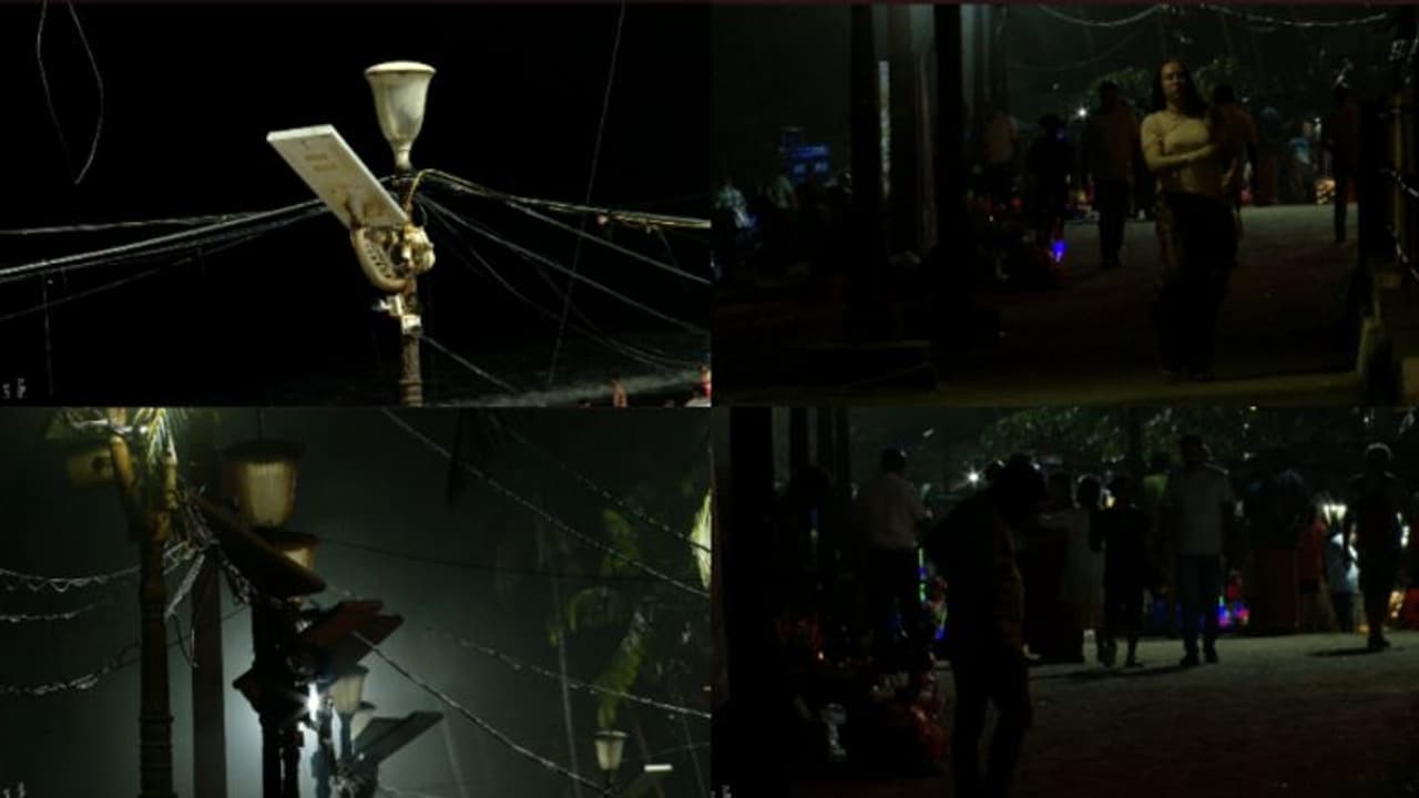 'കൂരാക്കൂരിരുട്ട്, രാത്രി വരാൻ പേടിയാ': കോവളത്ത് എൽഇഡി ലൈറ്റും വാളും പോയിട്ട് തെരുവുവിളക്ക് പോലും കത്തുന്നില്ല 'കൂരാക്കൂരിരുട്ട്, രാത്രി വരാൻ പേടിയാ': കോവളത്ത് എൽഇഡി ലൈറ്റും വാളും പോയിട്ട് തെരുവുവിളക്ക് പോലും കത്തുന്നില്ല