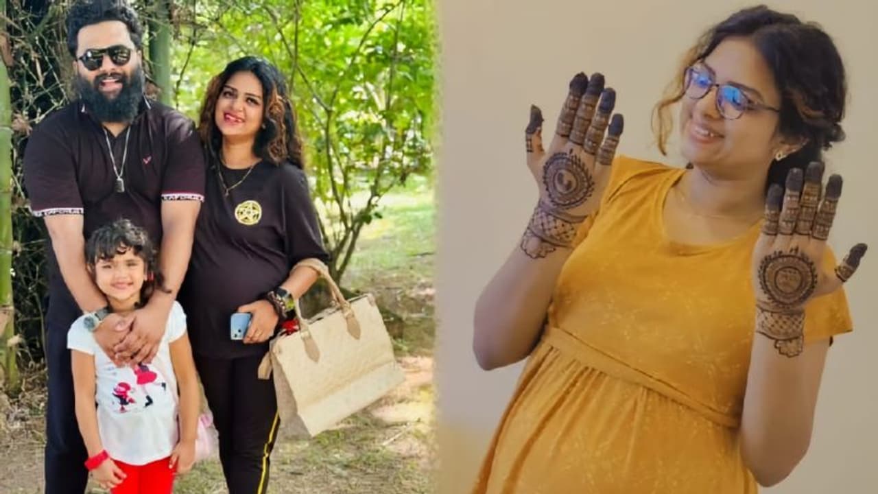 ഗർഭകാലം ആസ്വദിച്ച് ബ്ലാക് ആന്‍റ് വൈറ്റ് ഫാമിലി ഫോട്ടോയുമായി ലക്ഷ്മി പ്രമോദ്