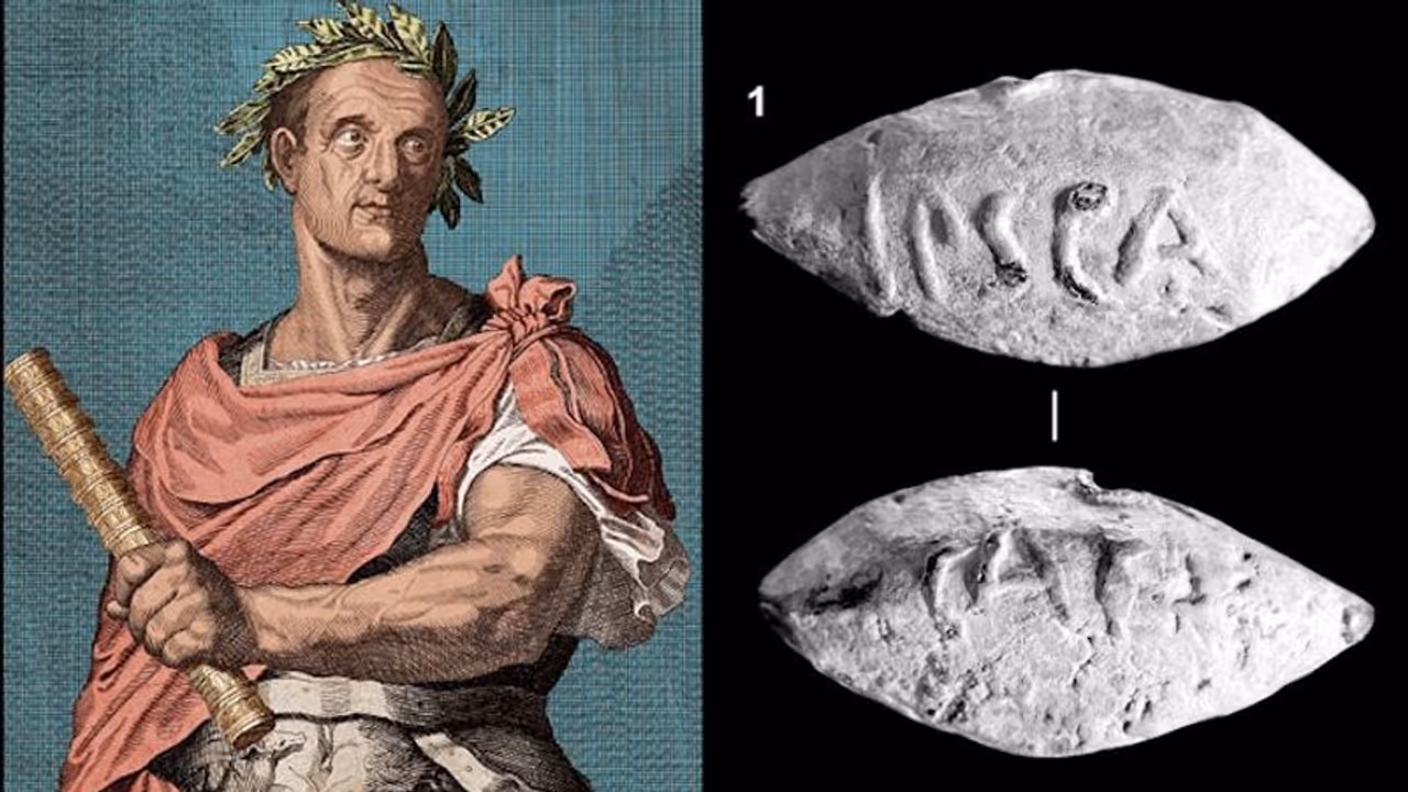 2,000 year old bullet bearing Julius Caeser's name unearthed, unveiling new clues in Roman Civil War 2,000 year old bullet bearing Julius Caeser's name unearthed, unveiling new clues in Roman Civil War