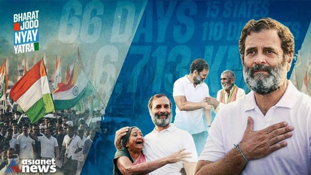 '66 ദിവസം, 6713 കി മീ, 15 സംസ്ഥാനങ്ങൾ, 110 ജില്ലകള്‍'; രാഹുല്‍ഗാന്ധിയുടെ ഭാരത് ജോഡോ ന്യായ് യാത്ര നാളെ മുതൽ 