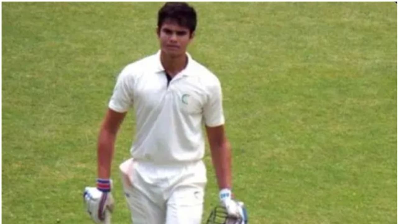 എട്ടാമനായിറങ്ങി മിന്നലടി; രഞ്ജി ട്രോഫിയില് അര്ജുന് ടെന്ഡുല്ക്കര് വെടിക്കെട്ട്, സിക്സര് കൊണ്ട് ആറാട്ട് എട്ടാമനായിറങ്ങി മിന്നലടി; രഞ്ജി ട്രോഫിയില് അര്ജുന് ടെന്ഡുല്ക്കര് വെടിക്കെട്ട്, സിക്സര് കൊണ്ട് ആറാട്ട്