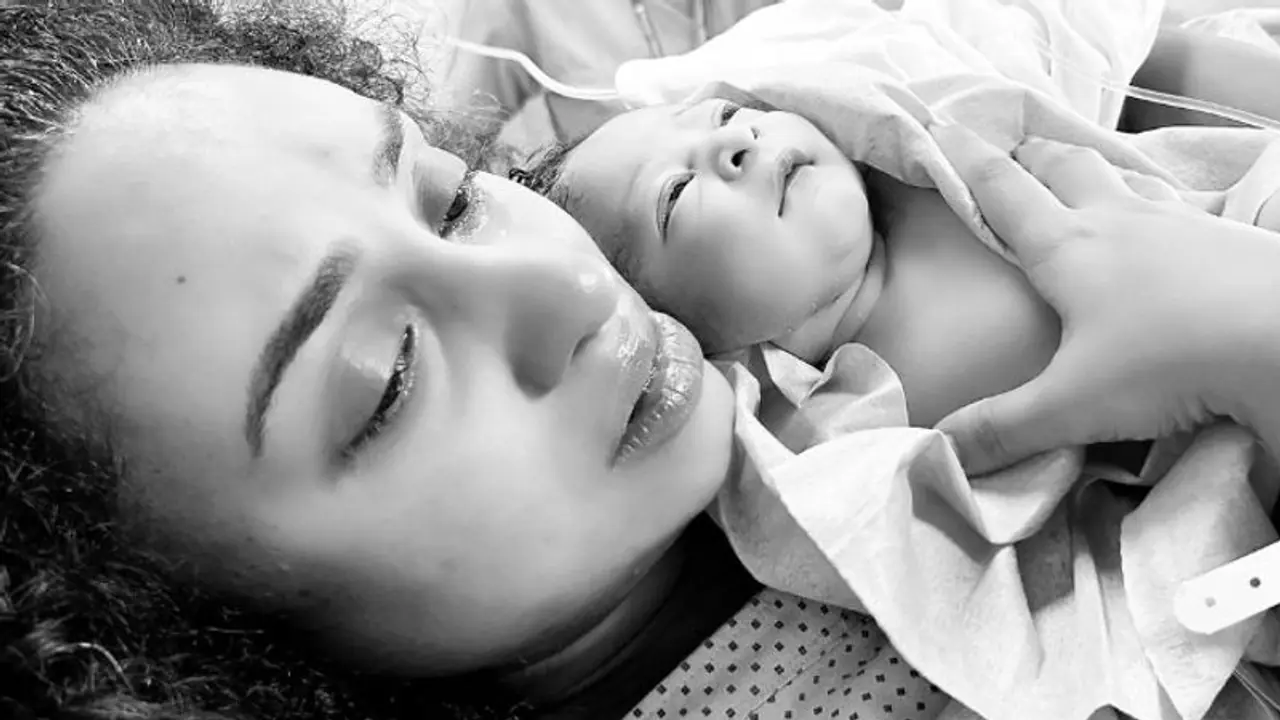 Pearle Maaney reveals face of newborn baby girl; Check Pearle Maaney reveals face of newborn baby girl; Check