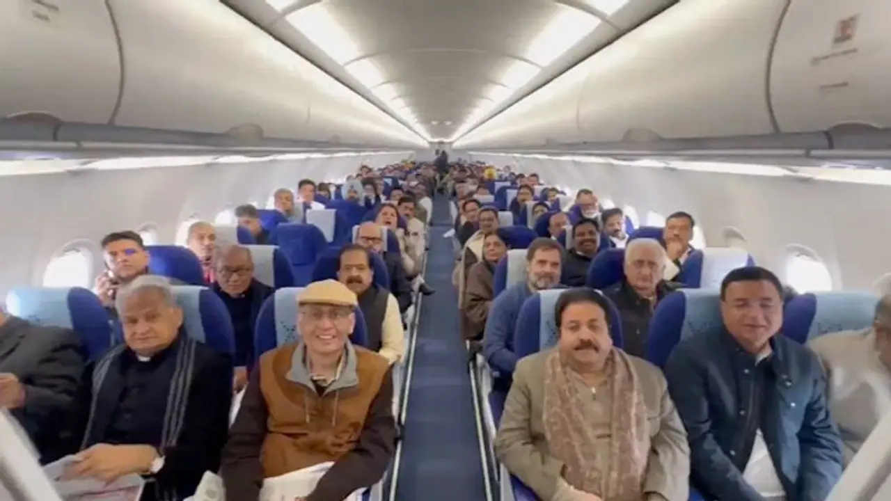 'Until we get justice...': Rahul Gandhi, Congress leaders fly to Manipur for Bharat Jodo Nyay Yatra (WATCH)