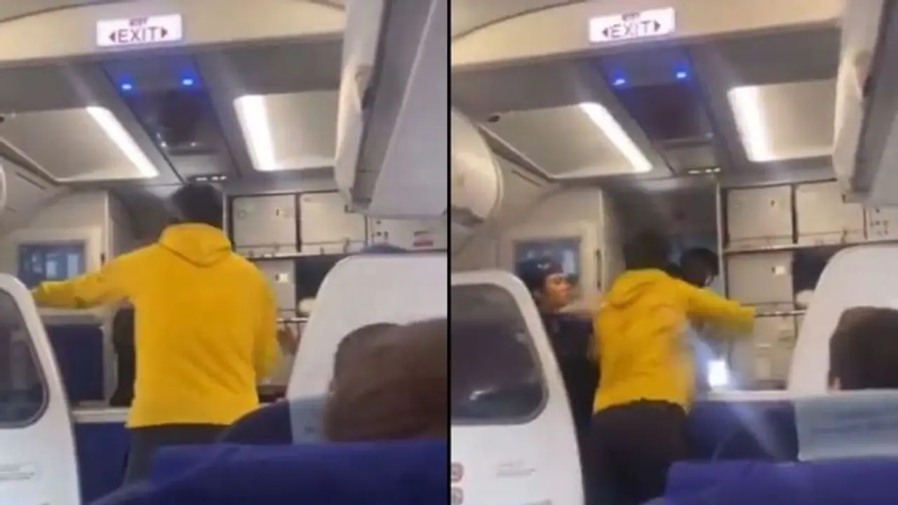 வீடியோ: விமானியை ஆக்ரோஷமாகத் தாக்கிய பயணி! விமானம் தாமதமாகப் புறப்பட்டதால் ஆத்திரம்! வீடியோ: விமானியை ஆக்ரோஷமாகத் தாக்கிய பயணி! விமானம் தாமதமாகப் புறப்பட்டதால் ஆத்திரம்!