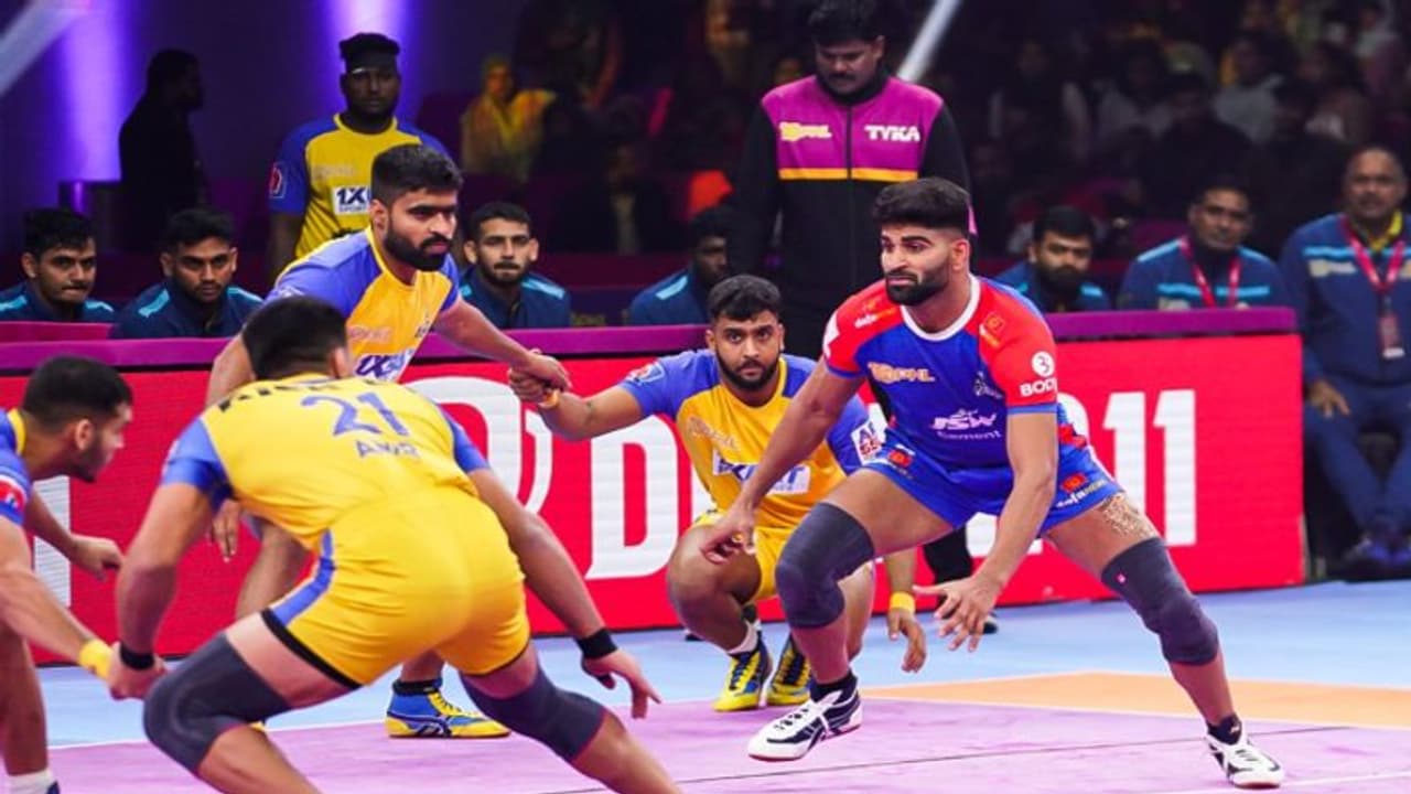 ஒரு வெற்றிக்கு பிறகு மீண்டும் தோல்வி கண்ட தமிழ் தலைவாஸ் – 9 தோல்வியுடன் 11ஆவது இடம்! ஒரு வெற்றிக்கு பிறகு மீண்டும் தோல்வி கண்ட தமிழ் தலைவாஸ் – 9 தோல்வியுடன் 11ஆவது இடம்!