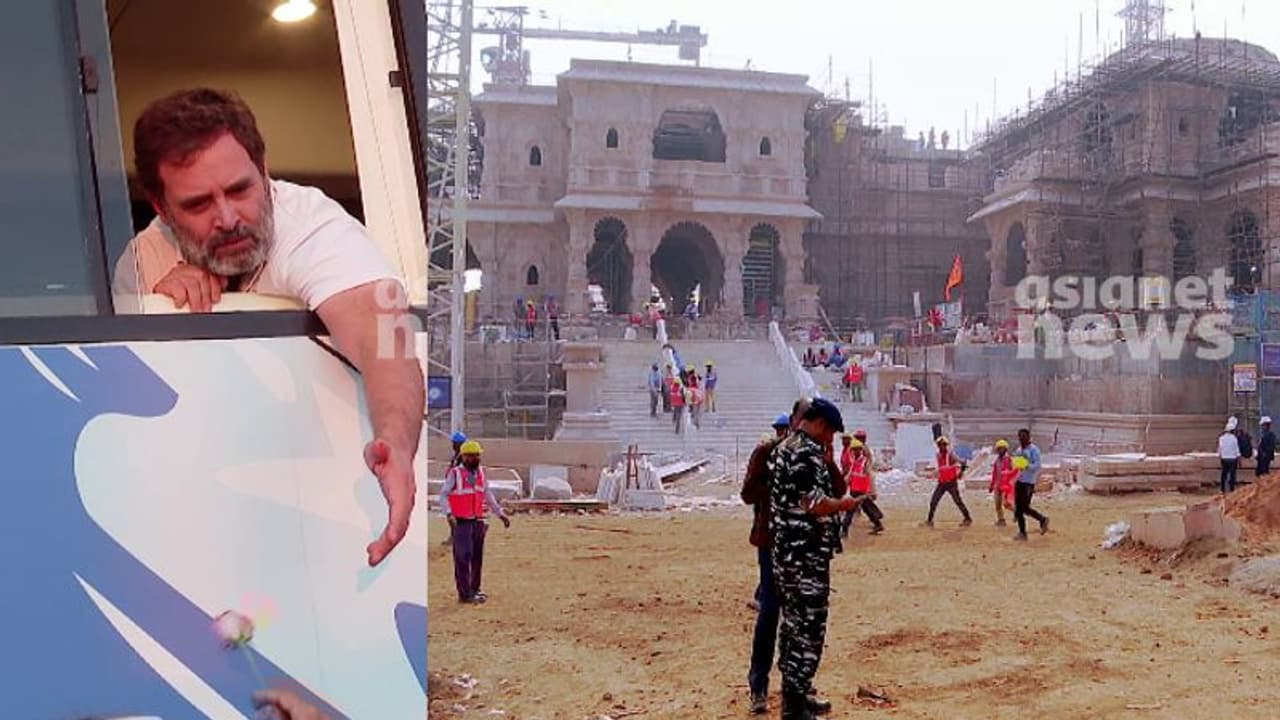 ഭാരത്ജോഡോയാത്ര യുപിയിലെത്തുമ്പോള്‍ രാഹുല്‍ഗാന്ധി രാമക്ഷേത്രം സന്ദര്‍ശിക്കണം,യുപി പിസിസി സംഘം അയോധ്യയില്‍