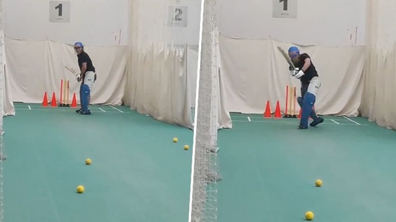 'God of cricket is returning': Sachin Tendulkar practicing for OWOF Cup sends wave of excitement (WATCH) 'God of cricket is returning': Sachin Tendulkar practicing for OWOF Cup sends wave of excitement (WATCH)