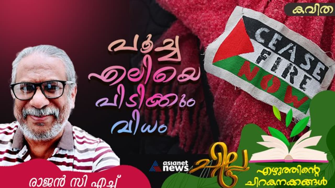 Malayalam Poem: പൂച്ച എലിയെ പിടിക്കും വിധം, രാജന് സി എച്ച് എഴുതിയ കവിത Malayalam Poem: പൂച്ച എലിയെ പിടിക്കും വിധം, രാജന് സി എച്ച് എഴുതിയ കവിത