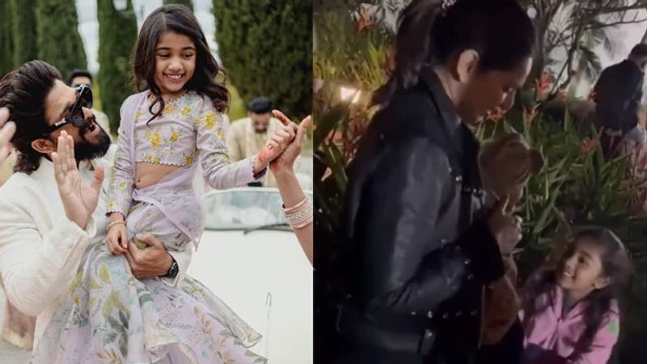 రామ్ చరణ్ కూతురు క్లింకారతో అల్లు అర్జున్ కూతురు అర్హ డాన్స్.. ఆకట్టుకుంటున్న క్యూట్ వీడియో!