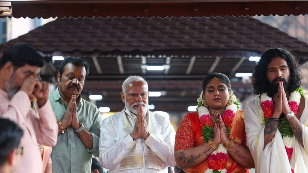 'At divine Guruvayur temple, my kids tied the knot...' Suresh Gopi drops wedding pics of daughter, PM Modi 'At divine Guruvayur temple, my kids tied the knot...' Suresh Gopi drops wedding pics of daughter, PM Modi