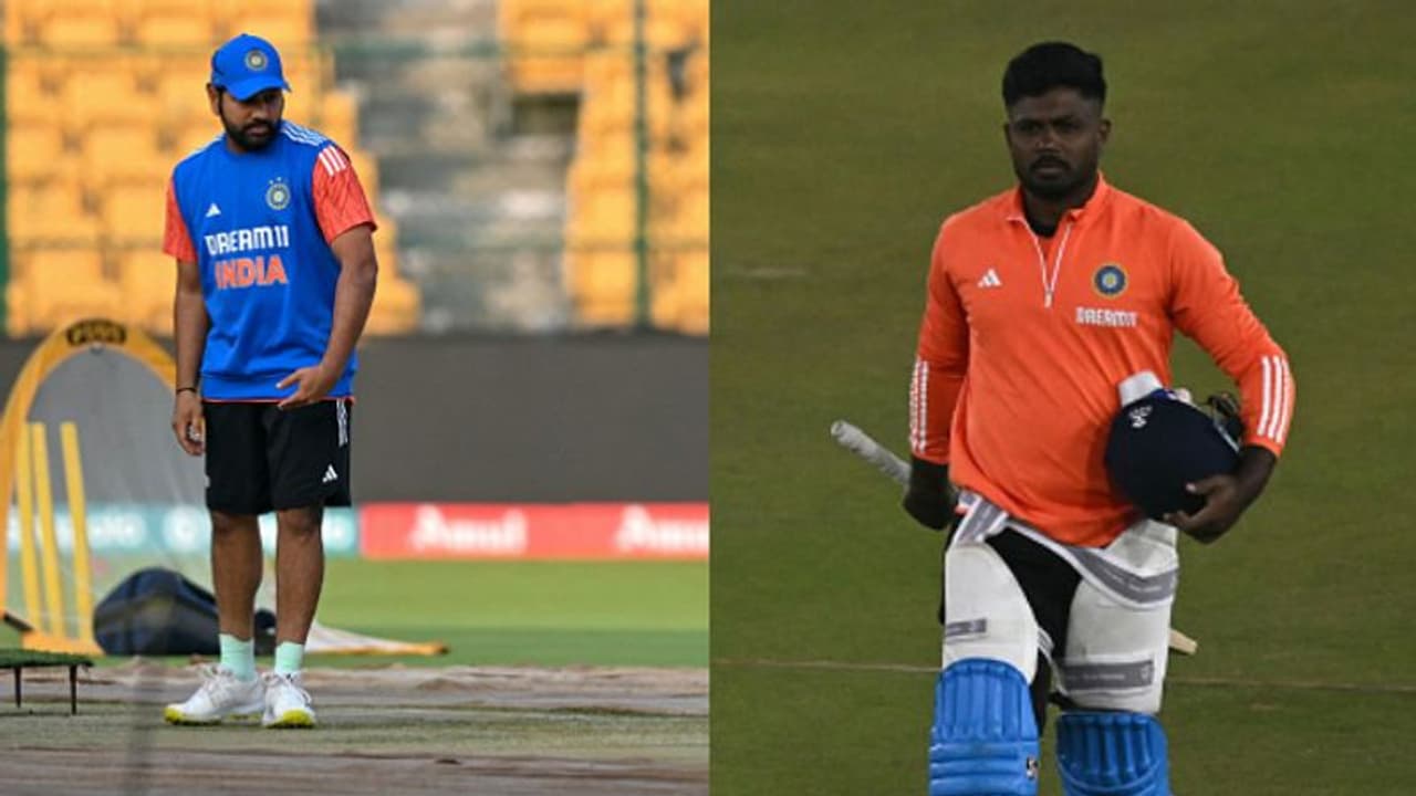 ചിന്നസ്വാമി സഞ്ജു സാംസണ് ഫാന്സ് ഇങ്ങ് എടുക്കുവാ; രോഹിത് ശര്മ്മ പേര് പ്രഖ്യാപിച്ചതും ഇരമ്പി ആരാധകര് ചിന്നസ്വാമി സഞ്ജു സാംസണ് ഫാന്സ് ഇങ്ങ് എടുക്കുവാ; രോഹിത് ശര്മ്മ പേര് പ്രഖ്യാപിച്ചതും ഇരമ്പി ആരാധകര്