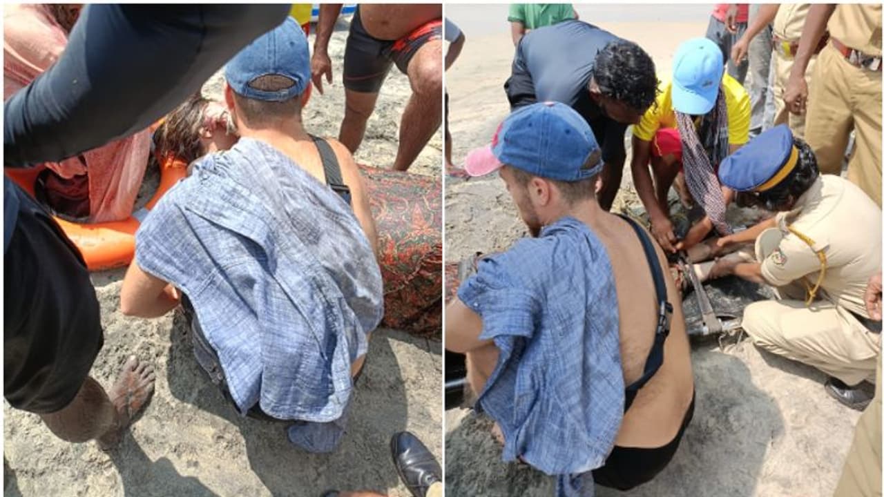 വര്ക്കലയില് തിരയില്പ്പെട്ട് മെക്സിക്കന് യുവതി; സാഹസികമായി രക്ഷപ്പെടുത്തി വര്ക്കലയില് തിരയില്പ്പെട്ട് മെക്സിക്കന് യുവതി; സാഹസികമായി രക്ഷപ്പെടുത്തി