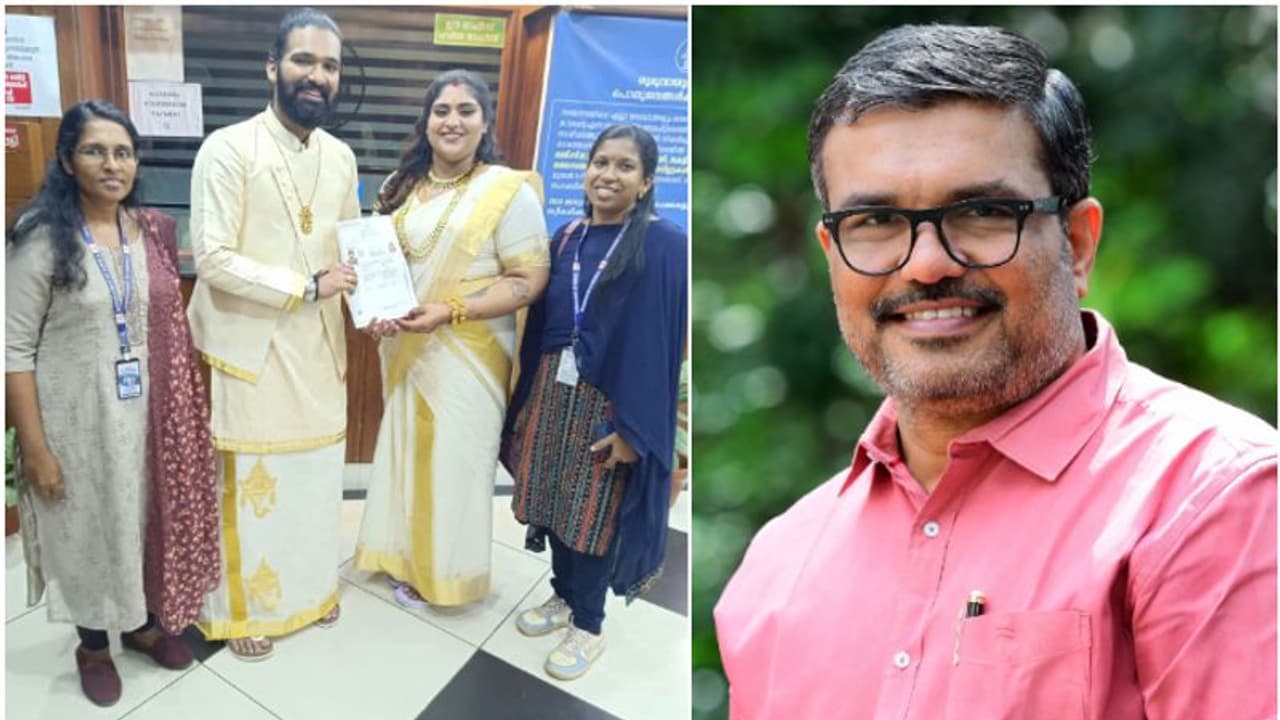 'അപേക്ഷിക്കുന്നത് ആരെന്ന് നോക്കിയല്ല സര്‍ട്ടിഫിക്കറ്റ് ഇഷ്യു ചെയ്യുന്നത്'; മന്ത്രി എംബി രാജേഷ്