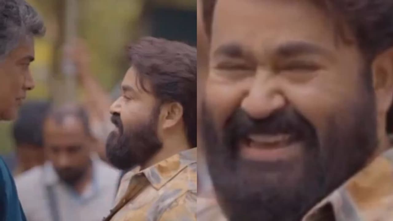 ശ്രീകുമാറിനെ നോക്കുമ്പോള് ചിരിയടക്കാനാകാതെ മോഹൻലാല്, വീഡിയോ ചര്ച്ചയാക്കി ആരാധകര് ശ്രീകുമാറിനെ നോക്കുമ്പോള് ചിരിയടക്കാനാകാതെ മോഹൻലാല്, വീഡിയോ ചര്ച്ചയാക്കി ആരാധകര്