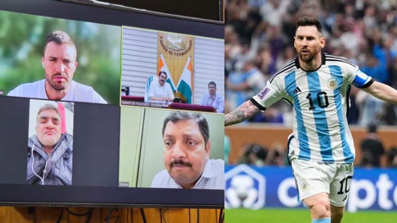 മെസ്സിയും ടീമും വരുന്നു! ആ സ്വപ്നം പൂവണിയുന്നു, അർജൻ്റീന ദേശീയ ടീം കേരളത്തിൽ 2 സൗഹൃദ മത്സരം കളിക്കും മെസ്സിയും ടീമും വരുന്നു! ആ സ്വപ്നം പൂവണിയുന്നു, അർജൻ്റീന ദേശീയ ടീം കേരളത്തിൽ 2 സൗഹൃദ മത്സരം കളിക്കും