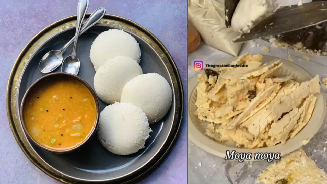 Viral video of idli sambar ice cream