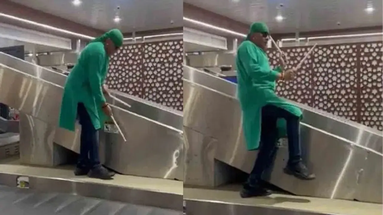 లగేజ్ లేట్...ఎయిర్ పోర్ట్ లో శివమణి లైవ్ షో.. డ్రమ్స్ లేకున్నాదడదడలాడించిన మ్యూజిక్ మెజీషియన్ లగేజ్ లేట్...ఎయిర్ పోర్ట్ లో శివమణి లైవ్ షో.. డ్రమ్స్ లేకున్నాదడదడలాడించిన మ్యూజిక్ మెజీషియన్