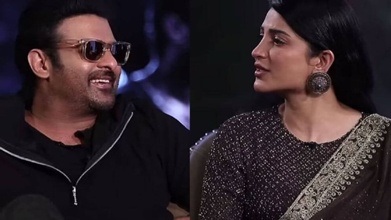 శృతీ హాసన్ ప్రశ్నకు ప్రభాస్ షాక్..కూల్ గా ఆన్సర్ ఇచ్చిన రెబల్ స్టార్ శృతీ హాసన్ ప్రశ్నకు ప్రభాస్ షాక్..కూల్ గా ఆన్సర్ ఇచ్చిన రెబల్ స్టార్