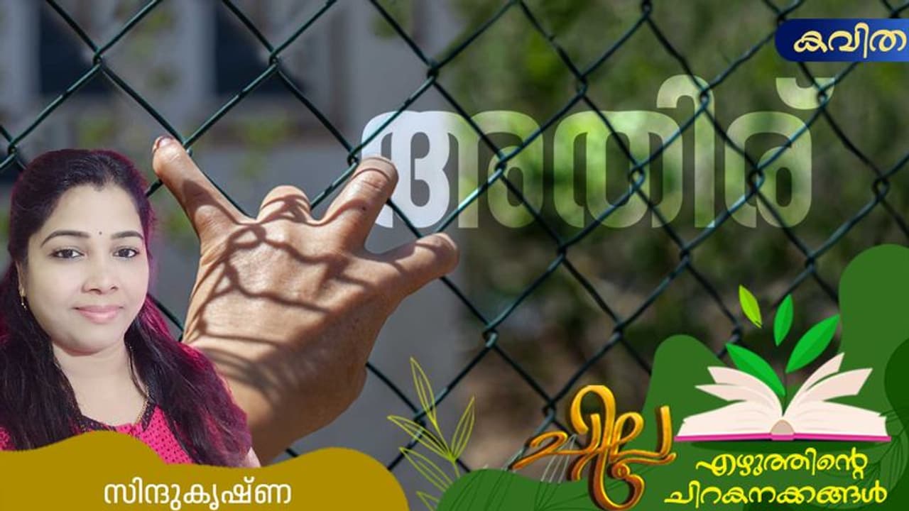 Malayalam Poem: അതിര്, സിന്ദുകൃഷ്ണ എഴുതിയ കവിതകള് Malayalam Poem: അതിര്, സിന്ദുകൃഷ്ണ എഴുതിയ കവിതകള്