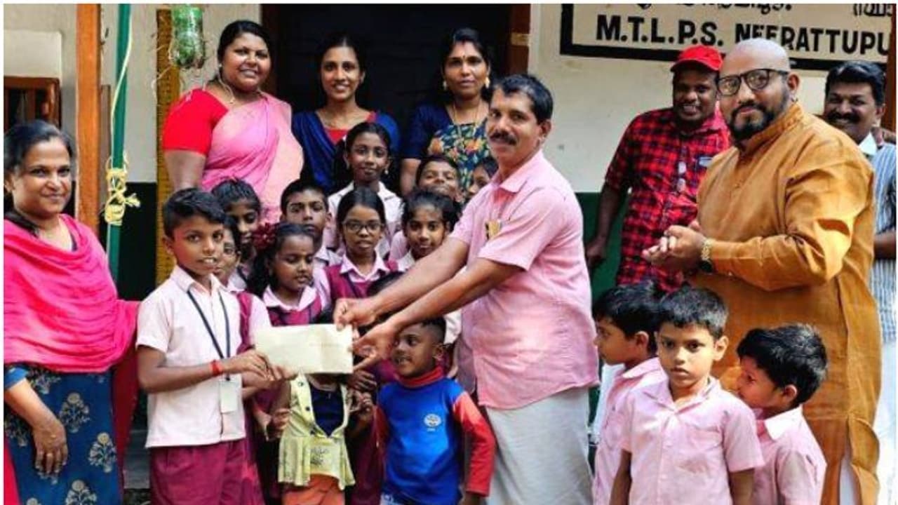 അഭിനവിനായി കൈകോര്‍ത്ത് കുരുന്നുകള്‍, ചികിത്സാ ധനസഹായം കൈമാറി