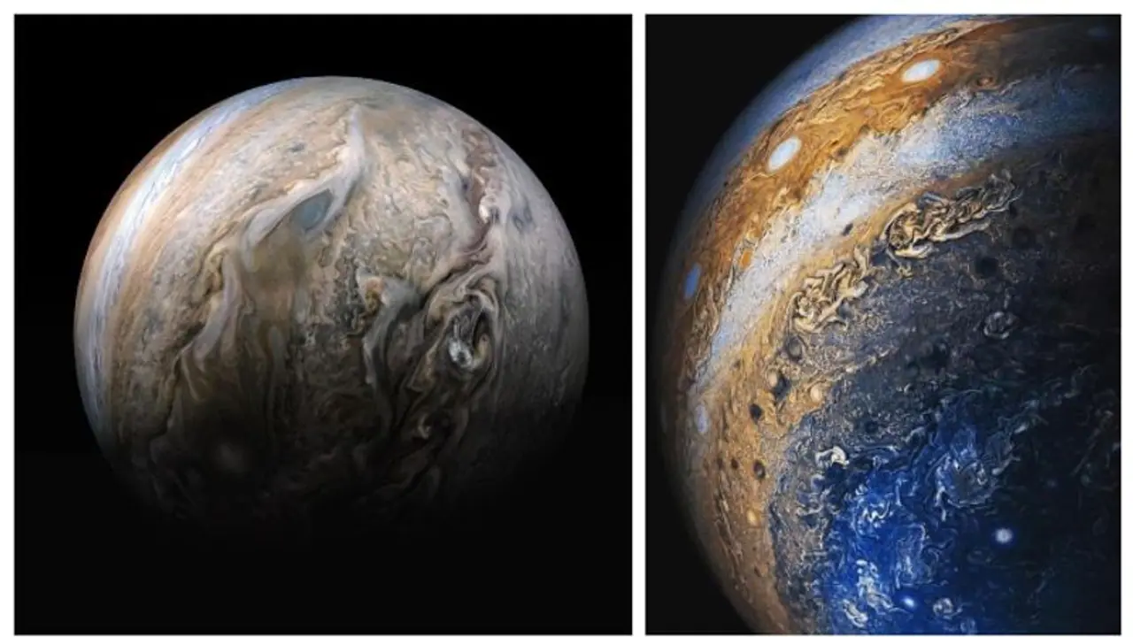 ഭീമന് ഗ്രഹമെങ്കിലും അതീവ സുന്ദരന്; വ്യാഴത്തിന്റെ ചിത്രങ്ങള് പുറത്ത് വിട്ട് നാസ ഭീമന് ഗ്രഹമെങ്കിലും അതീവ സുന്ദരന്; വ്യാഴത്തിന്റെ ചിത്രങ്ങള് പുറത്ത് വിട്ട് നാസ