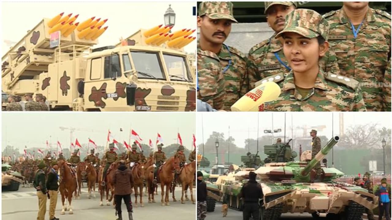 ഭീഷ്മ ടാങ്കും നാഗ് മിസൈലും മുതൽ പിനാക മൾട്ടിപ്പിൾ ലോഞ്ചർ വരെ; റിപ്പബ്ലിക് ദിന പരേഡിൽ കരുത്തുകാട്ടാൻ കരസേന ഭീഷ്മ ടാങ്കും നാഗ് മിസൈലും മുതൽ പിനാക മൾട്ടിപ്പിൾ ലോഞ്ചർ വരെ; റിപ്പബ്ലിക് ദിന പരേഡിൽ കരുത്തുകാട്ടാൻ കരസേന