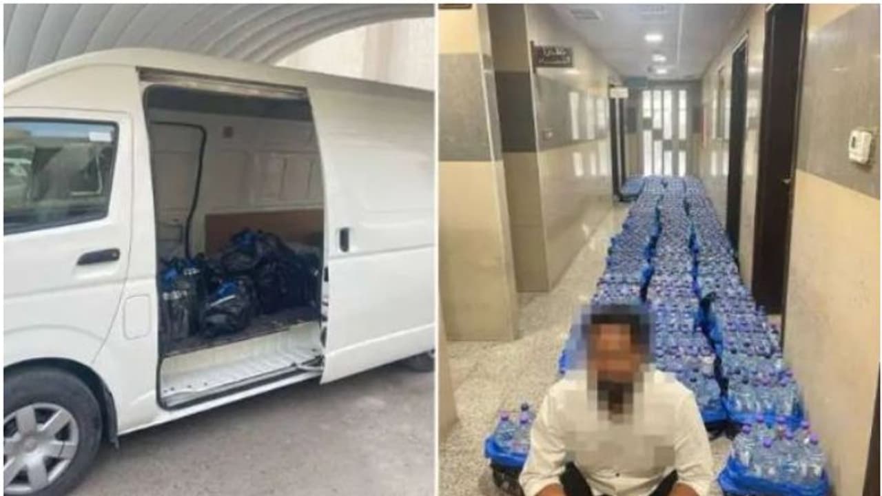 പാർക്ക് ചെയ്ത വാഹനത്തില് പരിശോധന; പിടിച്ചെടുത്തത് 900 കുപ്പി മദ്യം, കുവൈത്തില് ഒരാള് അറസ്റ്റില് പാർക്ക് ചെയ്ത വാഹനത്തില് പരിശോധന; പിടിച്ചെടുത്തത് 900 കുപ്പി മദ്യം, കുവൈത്തില് ഒരാള് അറസ്റ്റില്