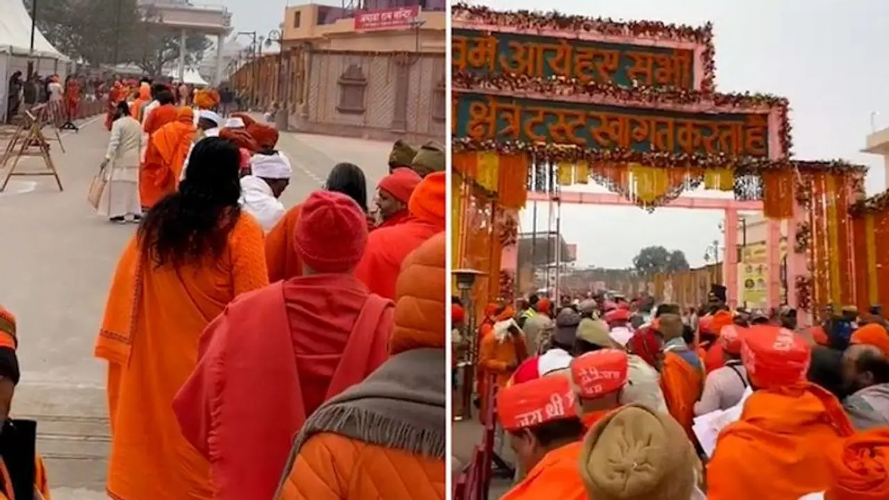 అయోధ్య రామాలయంలో సాధువులపై పూలవర్షం కురిపించిన 'హనుమంతుడు'.. వీడియో అయోధ్య రామాలయంలో సాధువులపై పూలవర్షం కురిపించిన 'హనుమంతుడు'.. వీడియో