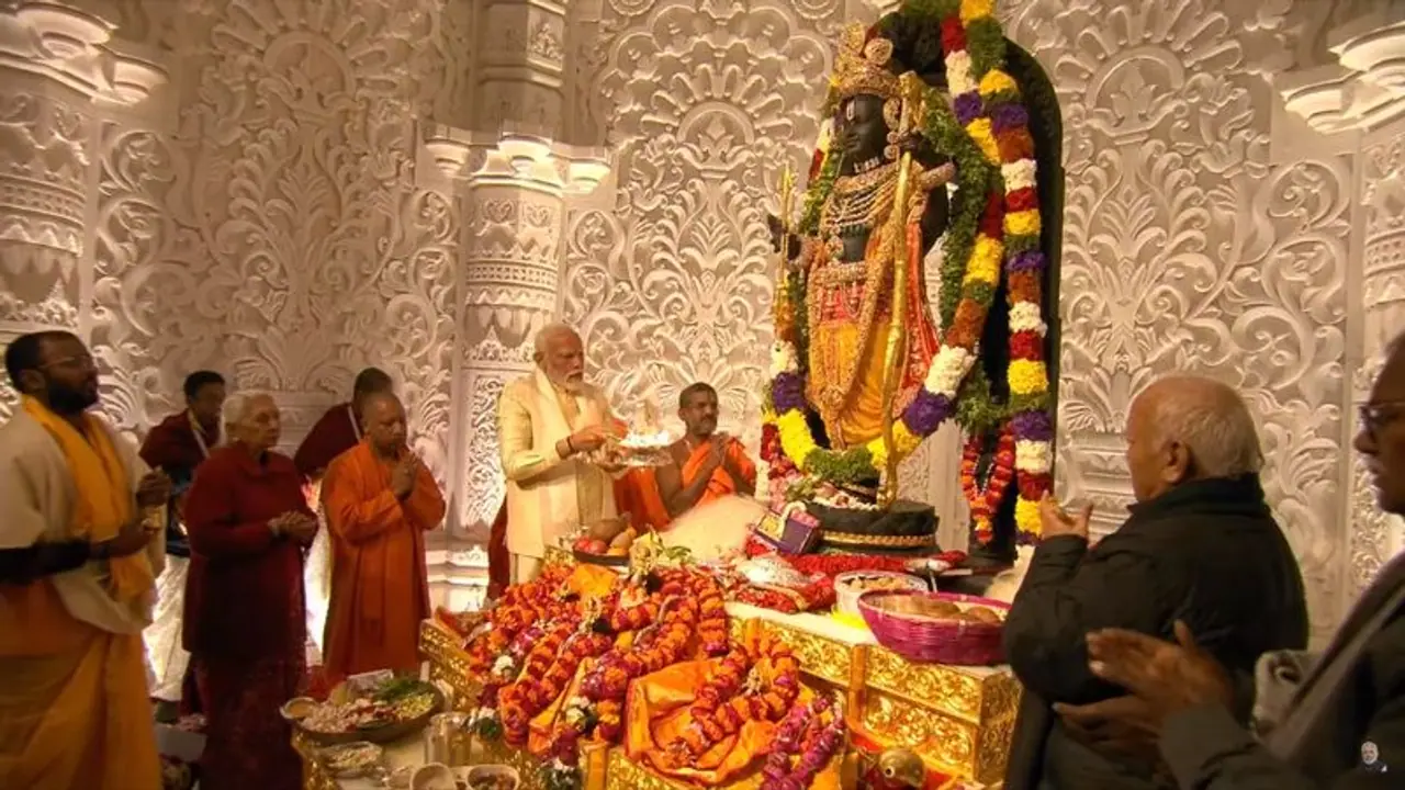 ಮಂದಿರ್ ವಹೀ ಬನಾಯೇಂಗೆ, 33 ವರ್ಷಗಳ ಬಿಜೆಪಿ ಭರವಸೆ ಈಡೇರಿಸಿದ ಪ್ರಧಾನಿ ಮೋದಿ! ಮಂದಿರ್ ವಹೀ ಬನಾಯೇಂಗೆ, 33 ವರ್ಷಗಳ ಬಿಜೆಪಿ ಭರವಸೆ ಈಡೇರಿಸಿದ ಪ್ರಧಾನಿ ಮೋದಿ!