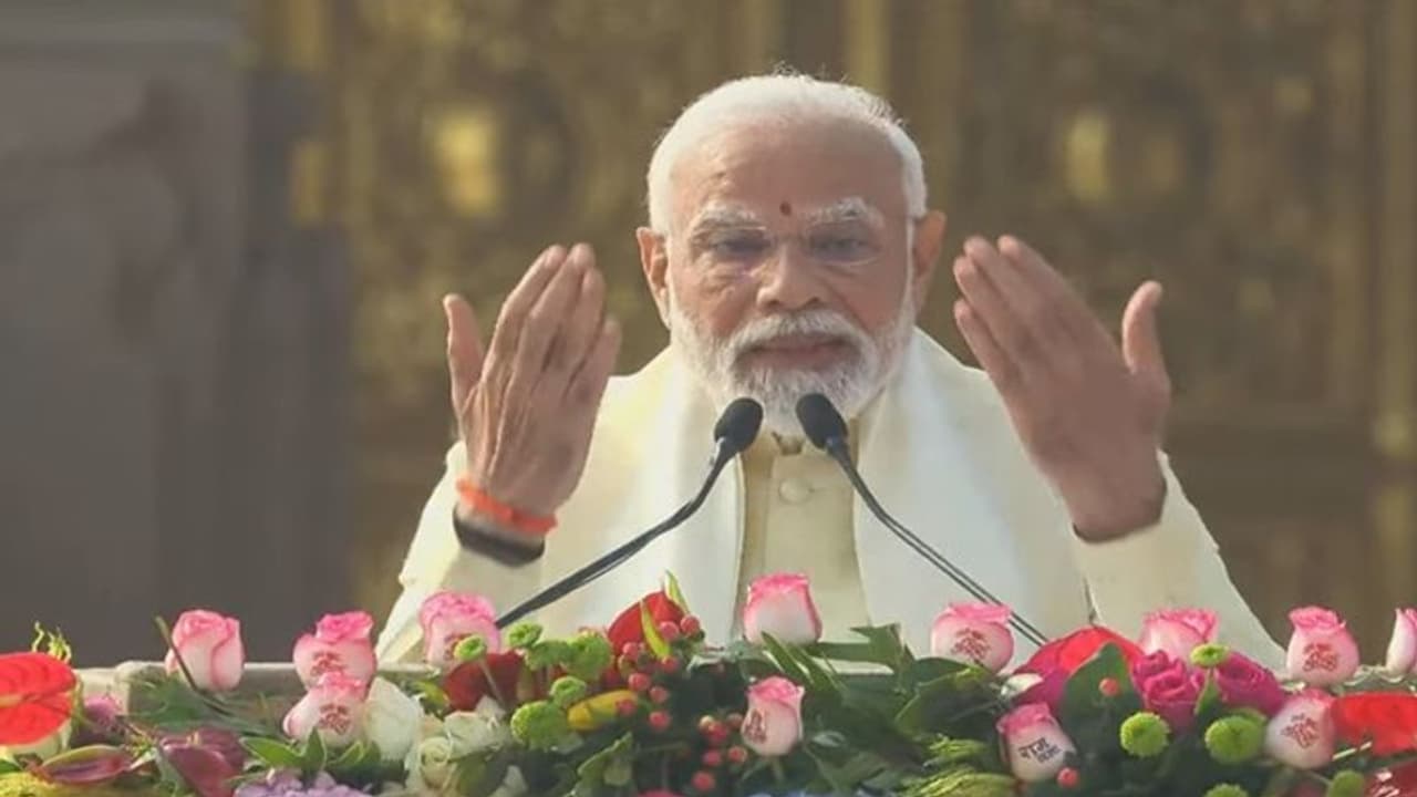 குழந்தை ராமர் இனி கூடாரத்தில் தங்க மாட்டார் பிரதமர் மோடி பெருமிதம்!