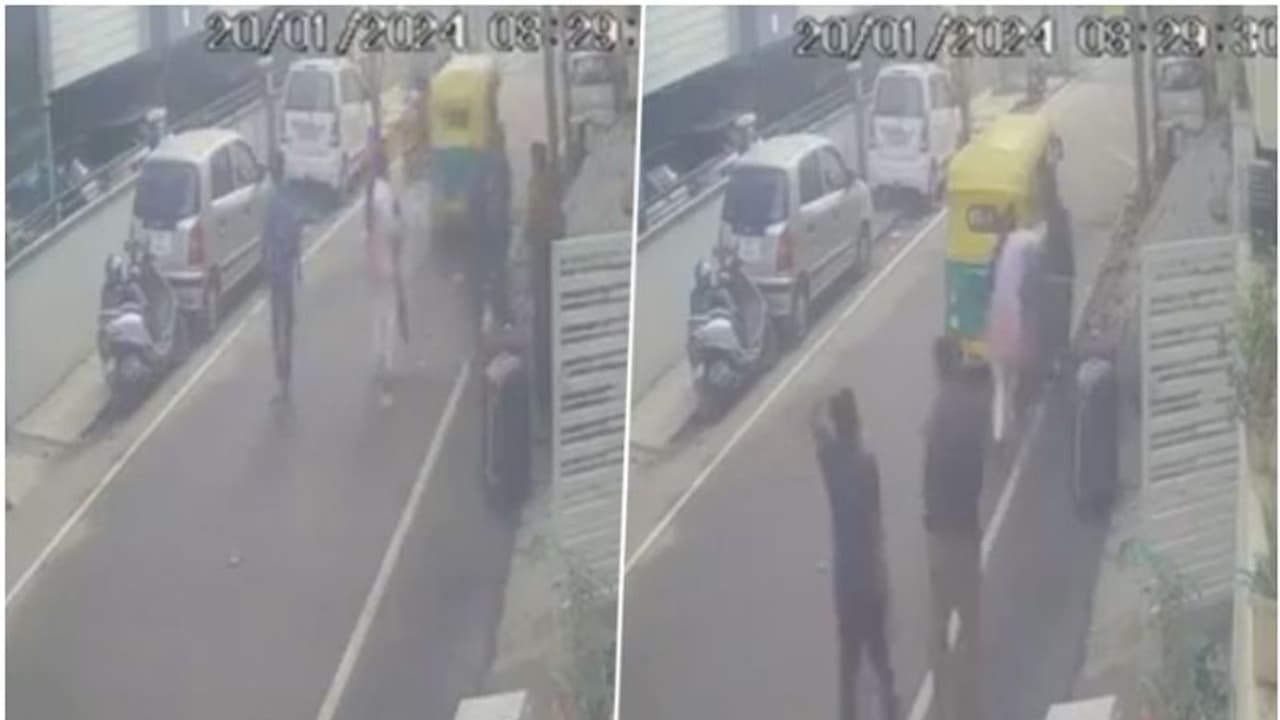 'ബുക്ക് ചെയ്ത യാത്ര റദ്ദാക്കി'; യുവതിയെ മര്‍ദ്ദിച്ച് ഓട്ടോ ഡ്രൈവര്‍, തിരിച്ചും അടി, വീഡിയോ