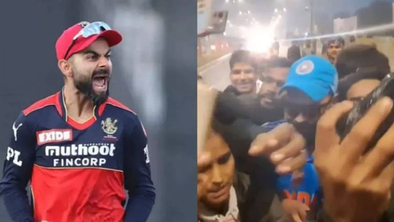 അയോധ്യ കീഴടക്കി വിരാട് കോലിയുടെ അപരന്! വിടാതെ ആരാധക കൂട്ടം, ഒടുവില് ഓടി രക്ഷപ്പെടേണ്ടി വന്നു വീഡിയോ അയോധ്യ കീഴടക്കി വിരാട് കോലിയുടെ അപരന്! വിടാതെ ആരാധക കൂട്ടം, ഒടുവില് ഓടി രക്ഷപ്പെടേണ്ടി വന്നു വീഡിയോ