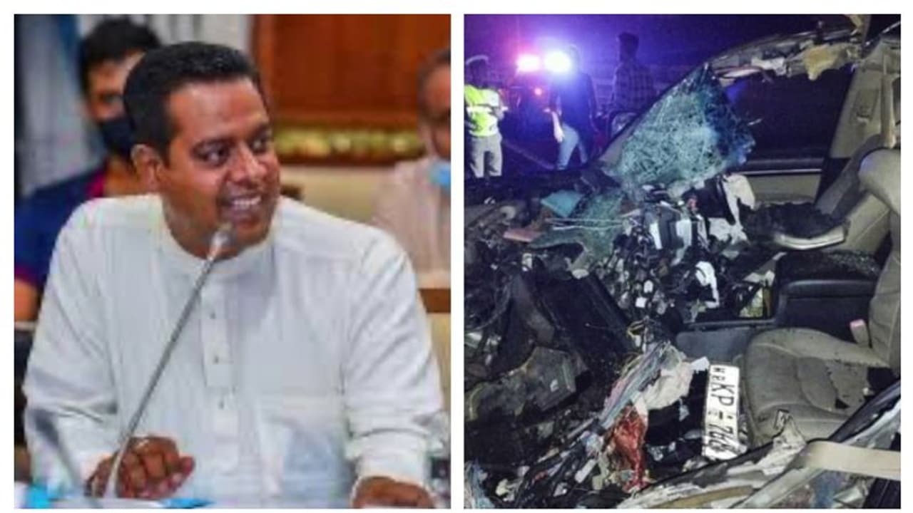 ശ്രീലങ്കൻ മന്ത്രിയുൾപ്പെടെ മൂന്നു പേർ വാഹനാപകടത്തിൽ മരിച്ചു