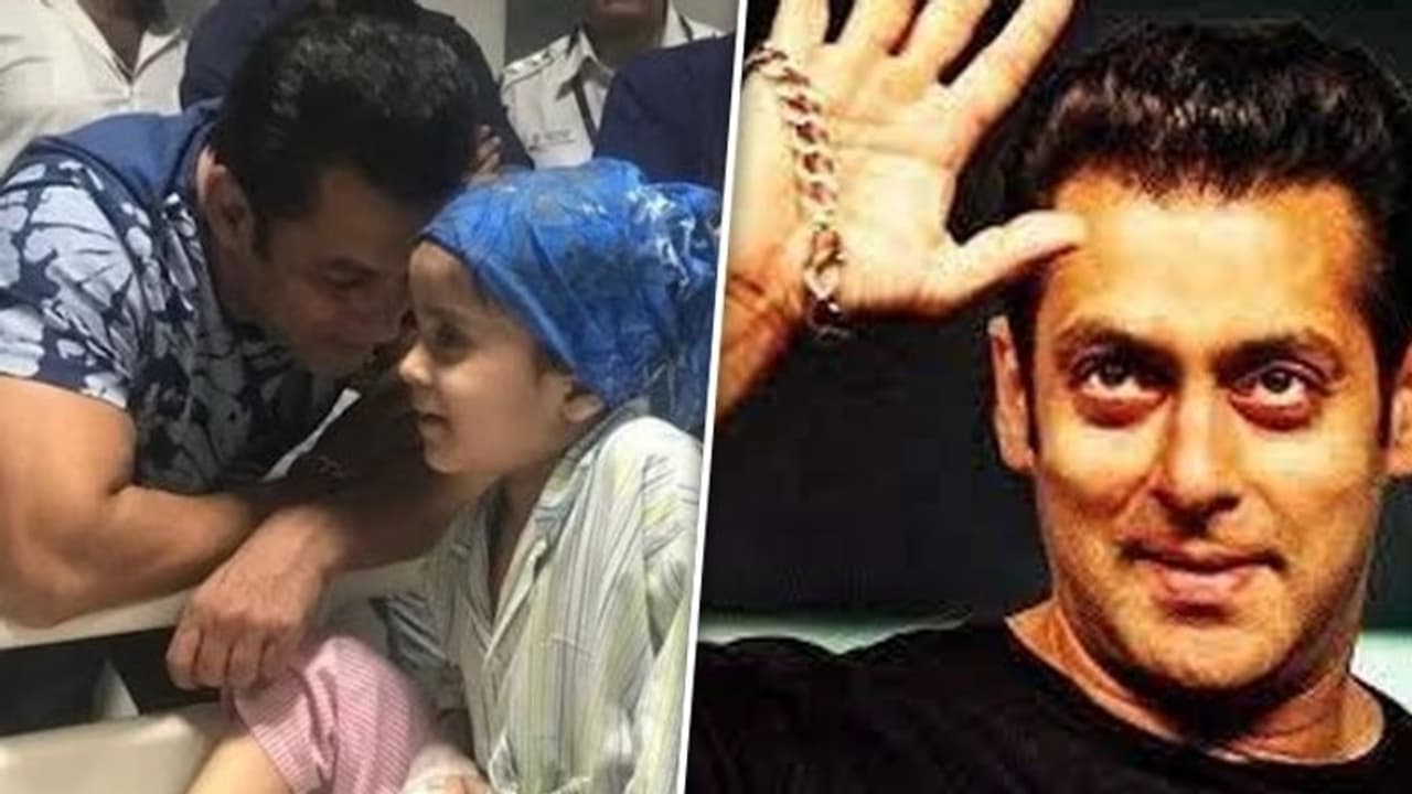 Salman Khan meets 9 year old fan who beat cancer; star fulfils his promise; read details Salman Khan meets 9 year old fan who beat cancer; star fulfils his promise; read details