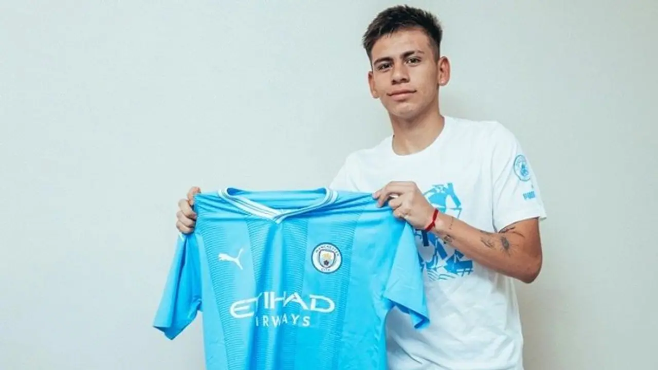 After Julian Alvarez, now Man City secures Argentinian youngster Claudio Echeverri from River Plater After Julian Alvarez, now Man City secures Argentinian youngster Claudio Echeverri from River Plater