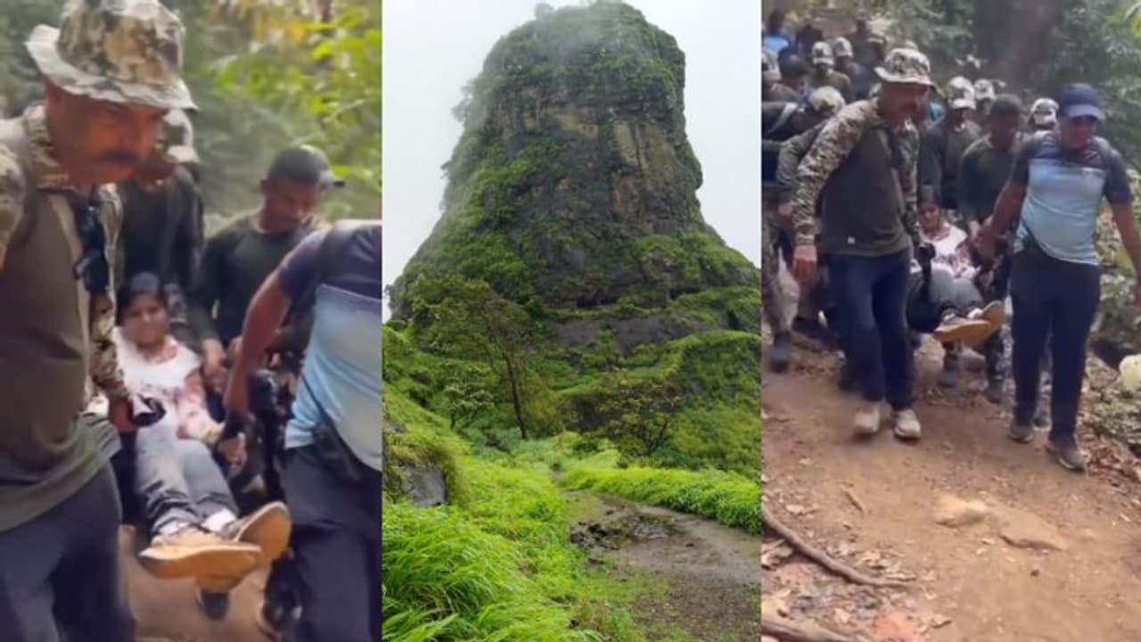 ട്രെക്കിംഗിനിടെ പരുക്കേറ്റ് യുവതി, താൽക്കാലിക സ്ട്രെച്ചർ നിർമ്മിച്ച് പൊലീസ്; രക്ഷാപ്രവർത്തന വീഡിയോ വെെറൽ ട്രെക്കിംഗിനിടെ പരുക്കേറ്റ് യുവതി, താൽക്കാലിക സ്ട്രെച്ചർ നിർമ്മിച്ച് പൊലീസ്; രക്ഷാപ്രവർത്തന വീഡിയോ വെെറൽ