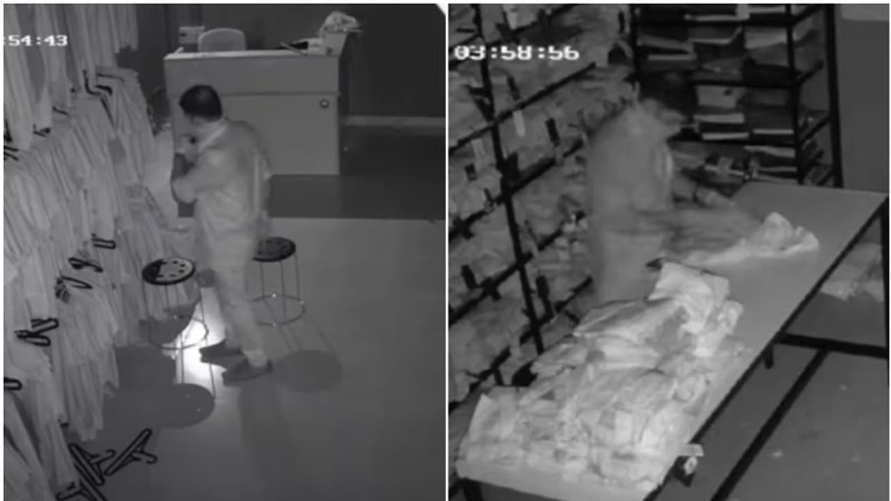 'കഷ്ടപ്പെട്ട് പൂട്ട് തകര്ത്തു, കിട്ടിയത് 20 രൂപ, പിന്നെ കണ്ടത് കുറച്ച് ജീന്സ്', കള്ളന്റെ മടക്കം വീഡിയോയിൽ 'കഷ്ടപ്പെട്ട് പൂട്ട് തകര്ത്തു, കിട്ടിയത് 20 രൂപ, പിന്നെ കണ്ടത് കുറച്ച് ജീന്സ്', കള്ളന്റെ മടക്കം വീഡിയോയിൽ