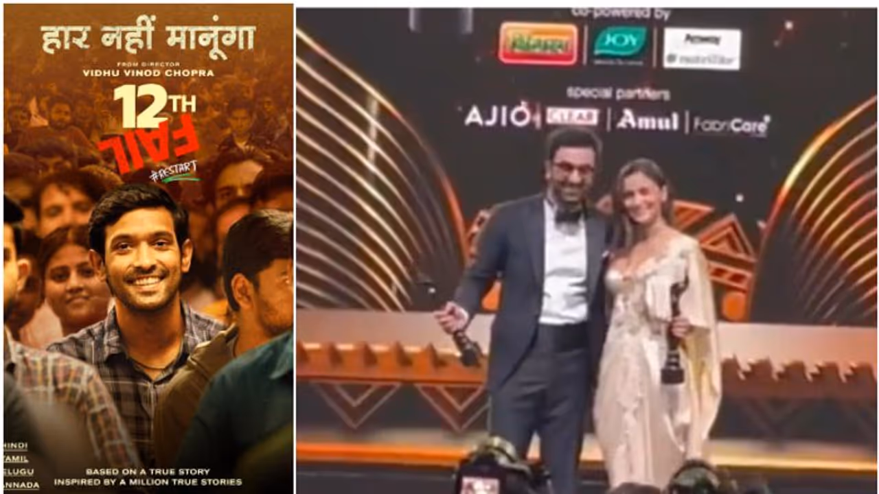 ഫിലിം ഫെയര്‍‌ അവാര്‍ഡ് രണ്‍ബീറും, ആലിയയും മികച്ച നടനും,നടിയും; പ്രധാന അവാര്‍ഡുകള്‍ നേടി '12ത്ത് ഫെയില്‍'