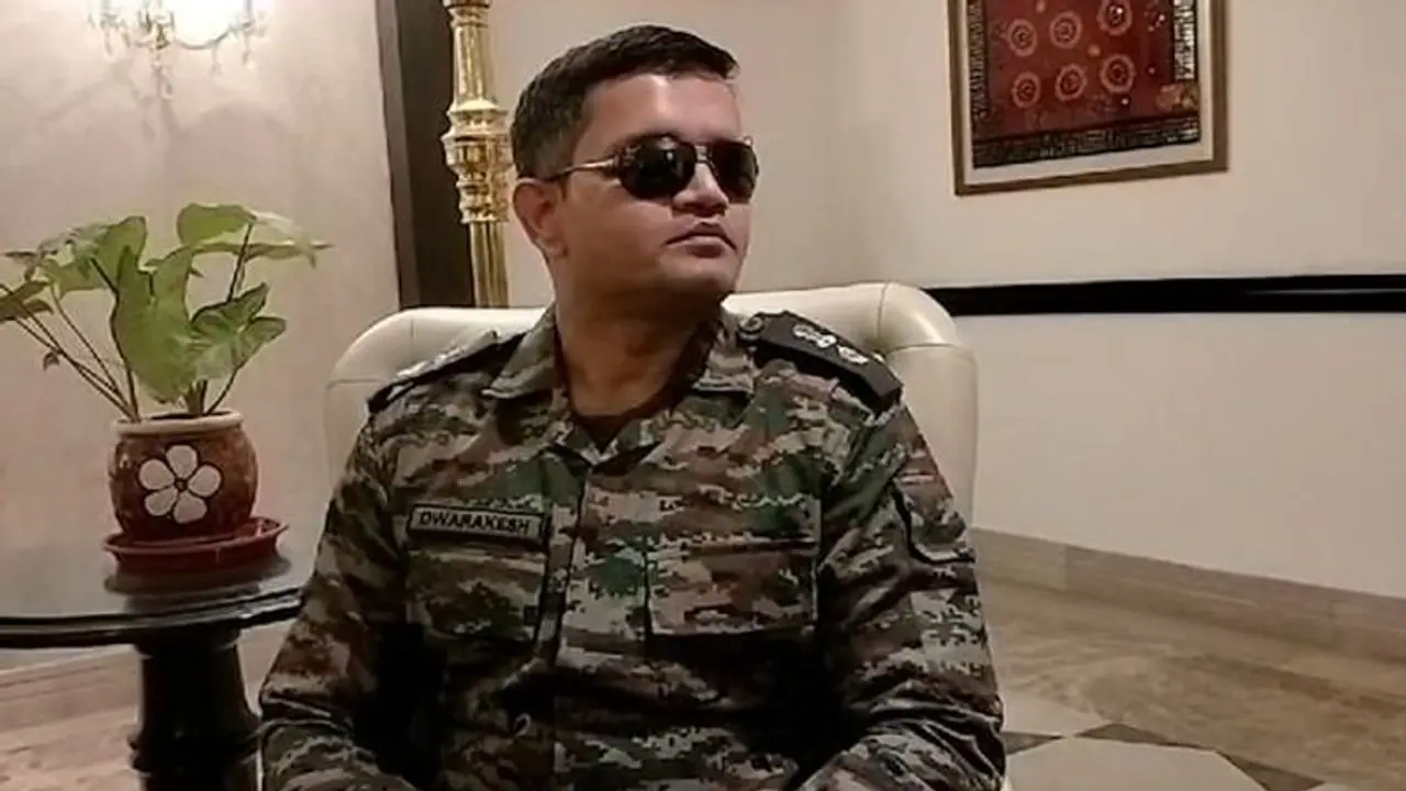Lost his eyes, not his willpower... How Lt Col Dwarakesh embraced AI to get back in the army (WATCH)