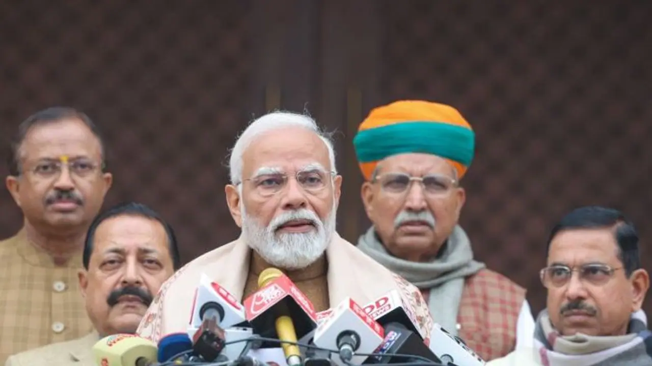 'Ram Ram to all of you for the year...' PM Modi sets the tone for 2024 Lok Sabha elections (WATCH)