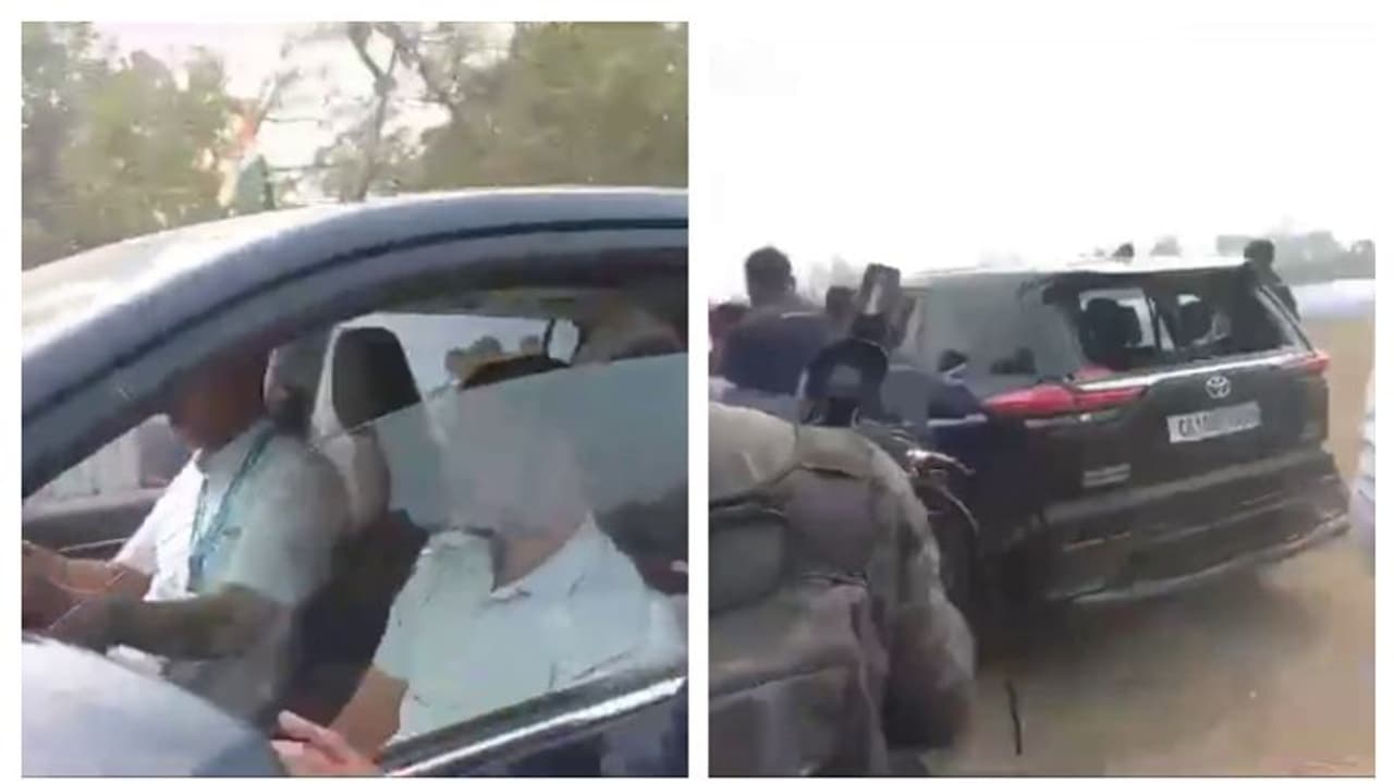 రాహుల్ గాంధీ కారుపై ఇటుకల దాడి.. అద్దాలు ధ్వంసం.. భారత్ జోడో న్యాయ్ యాత్రలో ఘటన 