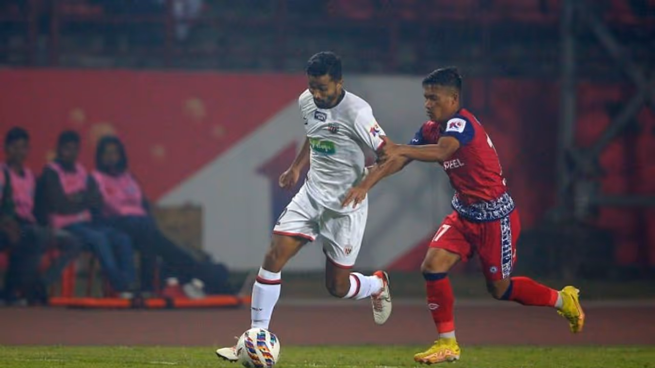 ISL 2023 24: NorthEast United FC's Benali content with draw against Jamshedpur FC; WATCH highlights ISL 2023 24: NorthEast United FC's Benali content with draw against Jamshedpur FC; WATCH highlights