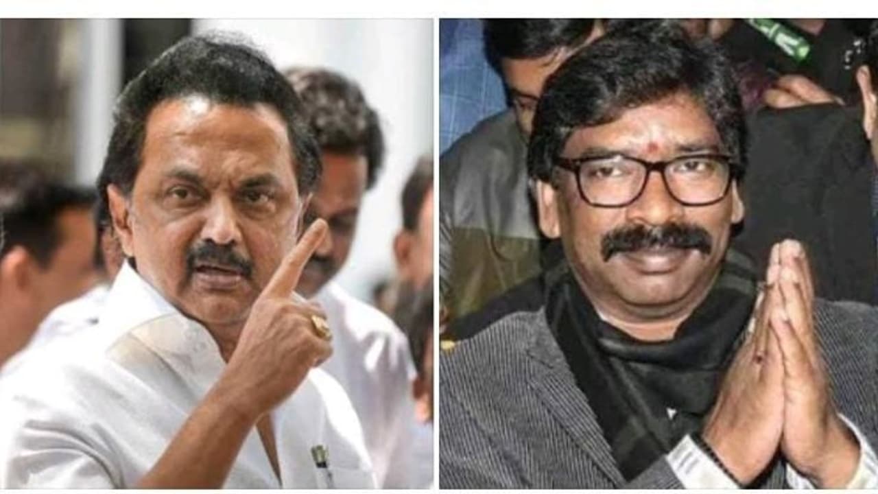 ஹேமந்த் சோரன் கைது பழிவாங்கும் நடவடிக்கை.. புலனாய்வு அமைப்பு மூலம் பழங்குடியின தலைவரை துன்புறுத்துவதா?ஸ்டாலின் ஹேமந்த் சோரன் கைது பழிவாங்கும் நடவடிக்கை.. புலனாய்வு அமைப்பு மூலம் பழங்குடியின தலைவரை துன்புறுத்துவதா?ஸ்டாலின்