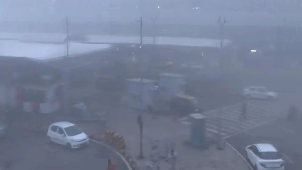 Weather: Delhi experiences sharp temperature drop amid heavy rain, IMD issues hailstorm alert for North India